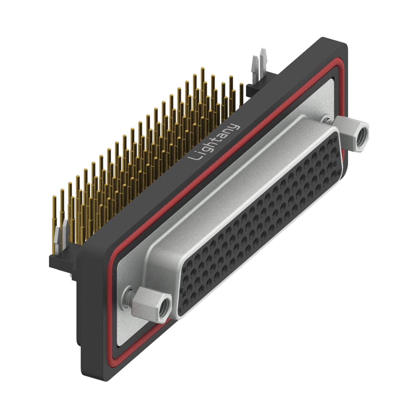 HDR26 母 弯插板8.89 塑料支架10.8 锁螺丝 冲针