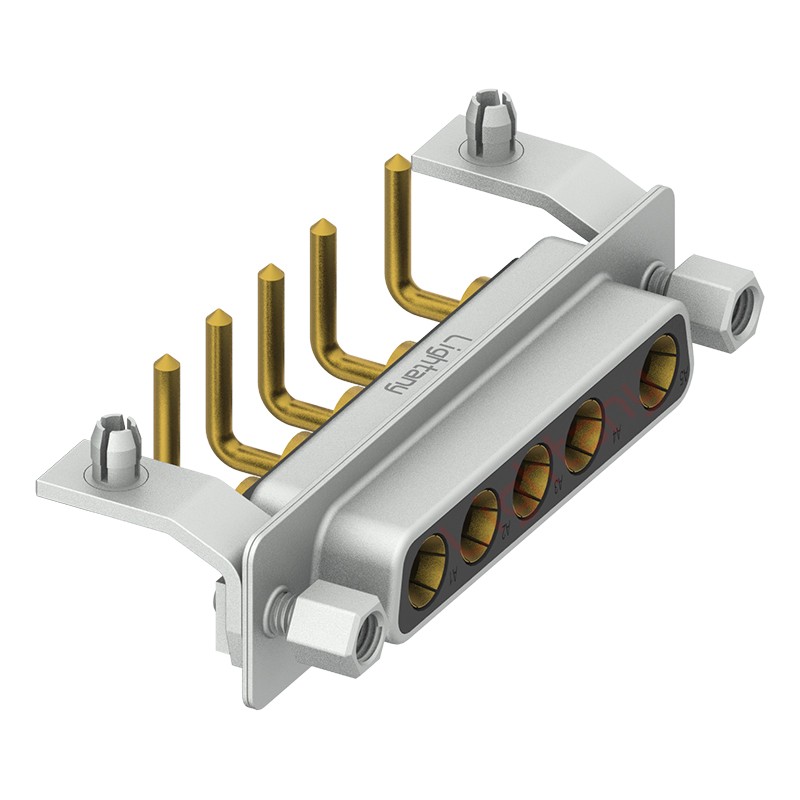 5W5母PCB弯插板/铆支架10.8/大电流10A