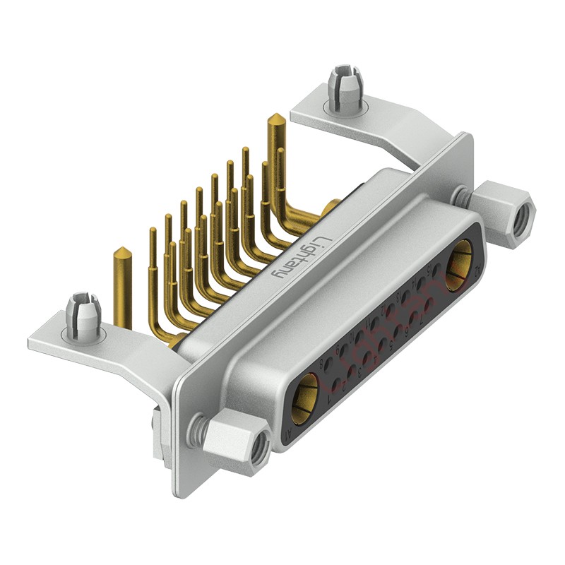 17W2母PCB弯插板/铆支架10.8/大电流10A