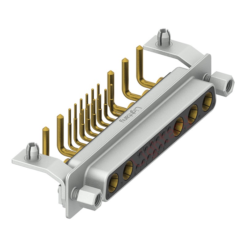 17W5母PCB弯插板/铆支架10.8/大电流10A