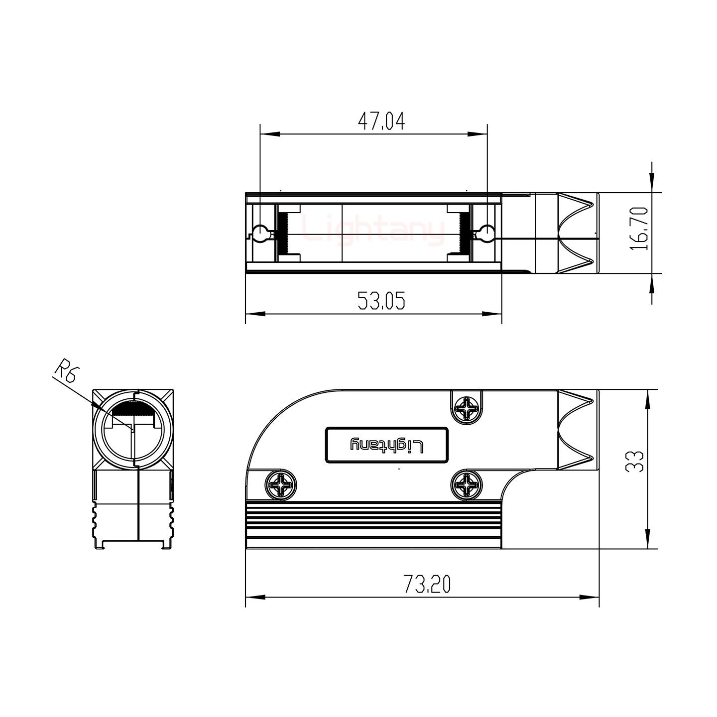 4W4公焊线式75欧姆+25P金属外壳1015弯出线4~12mm