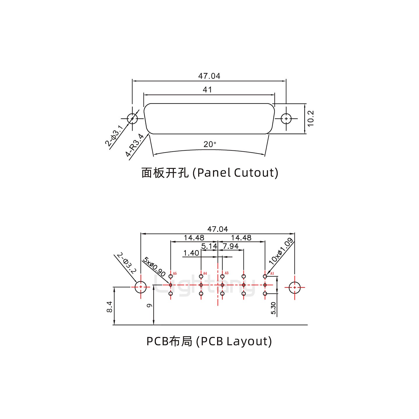 防水5W5母弯插板/铆支架/锁螺丝/射频同轴50欧姆