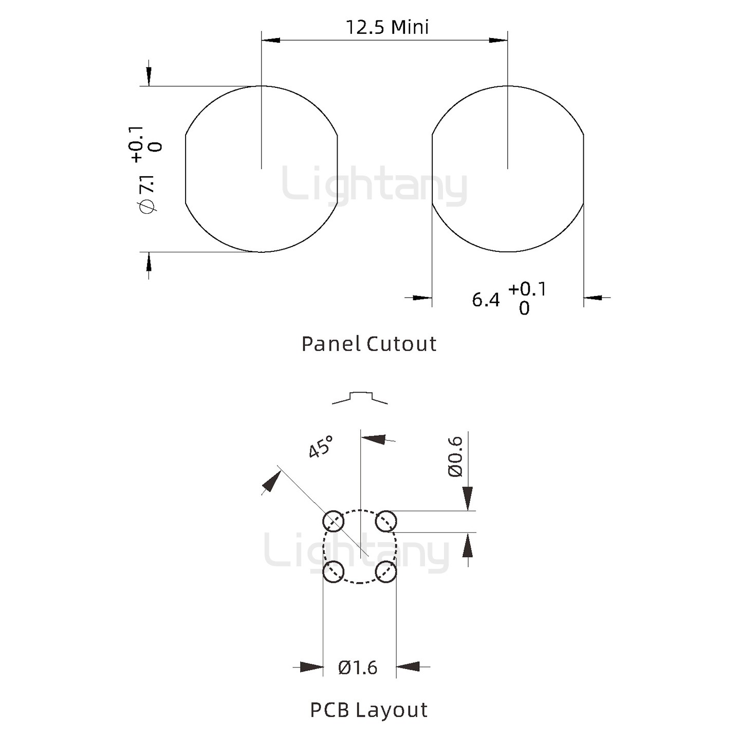 ECG.00.004.CLN推拉自锁双螺母插座 直插板