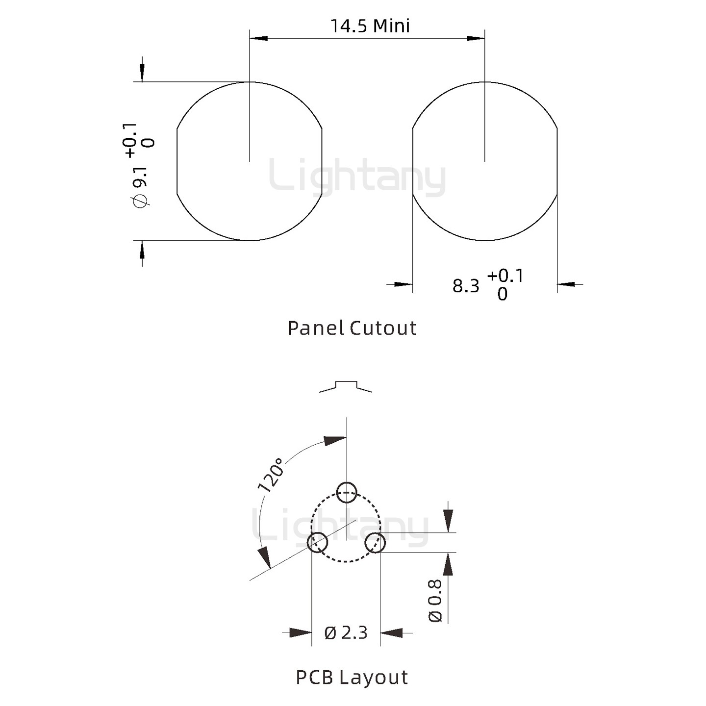 EEG.0B.003.CLN推拉自锁前螺母插座 直插板