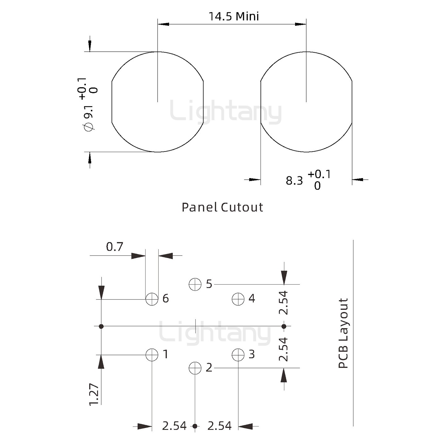 EEG.0B.006.CLV推拉自锁前螺母插座 弯插板