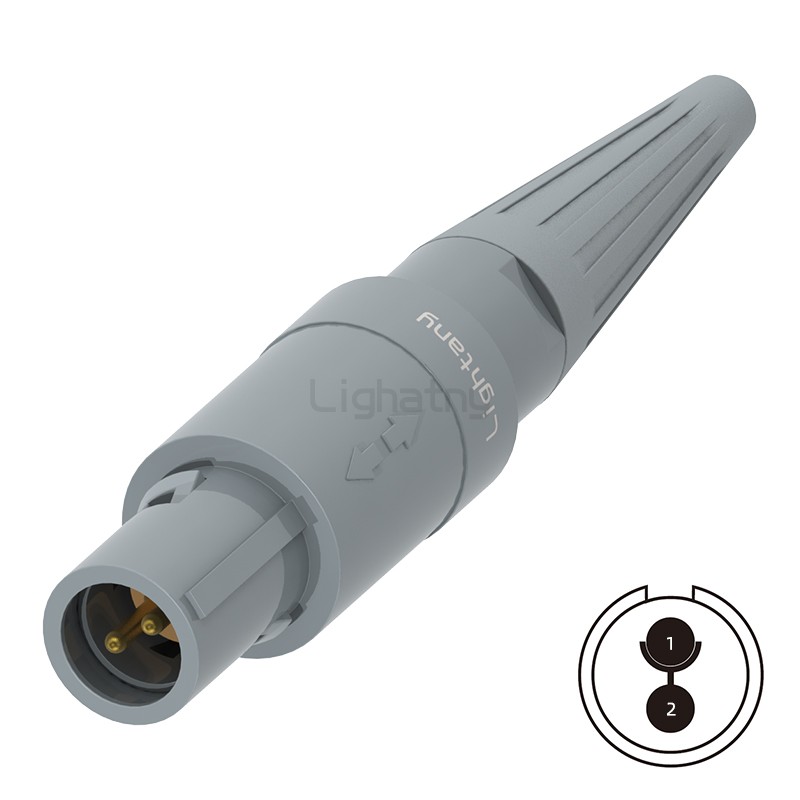 PAG.M0.2GL.AC39GZ直式插头带护套推拉自锁