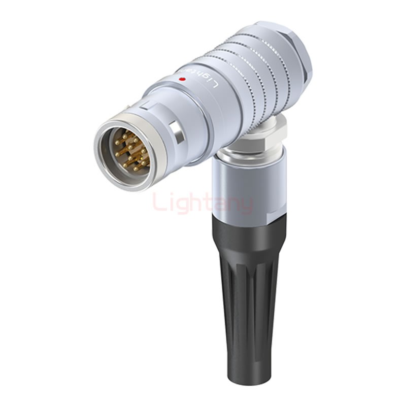 FHG.3K.010.CLAC80Z推拉自锁带护套弯式插头