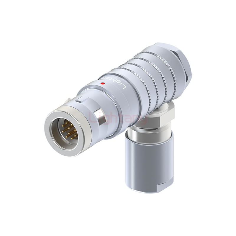 FHG.1K.010.CLAC60推拉自锁弯式插头