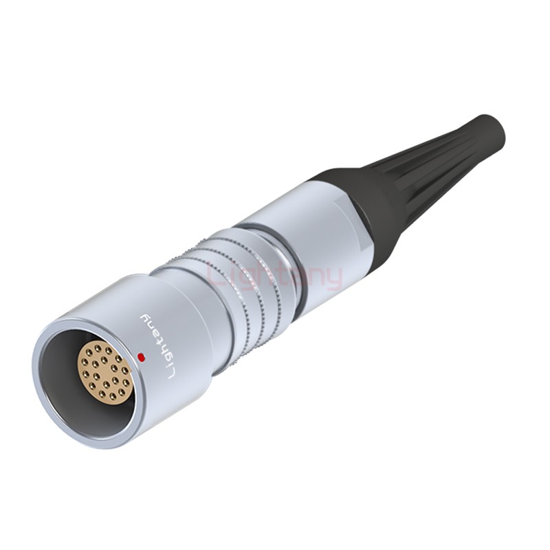 PHG.2K.018.CLLC40Z推拉自锁带护套浮动插座	